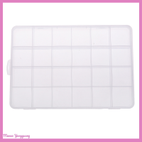 Manao 24ช่องกล่องพลาสติกกรณีเครื่องประดับลูกปัดเก็บภาชนะ CRAFT Organizer