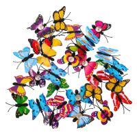 30 Pcs Message Board Metal Decor Office Thumb Tacks Colorful Butterflies Map Pin Pvc Photo Wall Decorative Thumbtacks Clips Pins Tacks