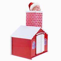 Santa Claus Doll Rotating Colorful Lights Windmill House With Music Kids Christmas Electric Toy Doll Home Xmas Decor Gifts