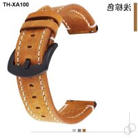 leather strap 181920212224 high-grade cowhide GT32pro crazy horse mens and womens watch quick release