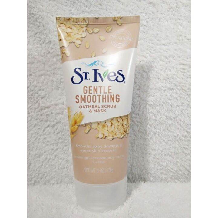 St Ives Gentle Smoothing Oatmeal Scrub Mask 170g Lazada Ph 9947