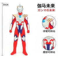 30ซม. ขนาดใหญ่ยางนุ่ม Ultraman Zett Gamma Future Action Figures ตุ๊กตาบทความตกแต่งตุ๊กตาเด็กของเล่น