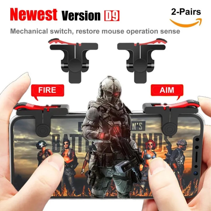 2Pairs Eat Chicken Shooting Games Shortcut Key Joystick L1R1 Shooter