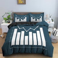 Duvet Cover Statistics Table Pattern Bedding Sets Letter Printed King Queen Size Quilt Covers For Ho Family Bedroom