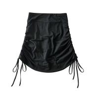9ZhouGZ Pure color yoga movement skirts sexy spice divided skirt of tall waist drape covered meat draw string skirt package hip skirt thumbnail