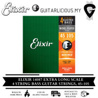 Elixir 14087 สายเบสไฟฟ้านาโนเว็บ สเกล 4 สาย ยาวพิเศษ 045-105