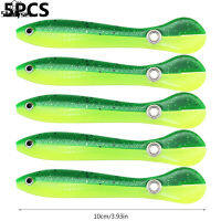 Studyset IN stock 5pcs Multicolor Soft Bait Fishing Lures Fake Bait Fishing Equipment For Saltwater Freshwater