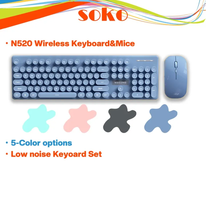 Philippine spot new NEW wireless keyboard and mouse set typewriter