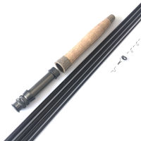 IM6 9ft 56wt 4pcs Fly Rod DIY Kit Transparent Green &amp; Black color Private fishing rod combo components