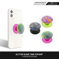 PopSockets สไลม์กลิตเตอร์ Time PopGrip | ที่จับโทรศัพท์พรีเมี่ยม | ที่วางโทรศัพท์ที่ดีที่สุดและเหมือนกับที่ยึดแหวนโทรศัพท์ | รองรับโทรศัพท์ตั้งโต๊ะยืนและโทรศัพท์ในรถยนต์ Mount | ที่ยึดโทรศัพท์มือถือที่วางโทรศัพท์และที่จับโทรศัพท์เซลล์สำหรับทุกยี่ห้อ