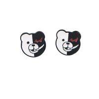 Anime Game Danganronpa V2 Enamel Metal Small Earrings Kawaii Figures Monokuma Nagito Komaeda Nanami ChiaKi Ear Studs Teens Gift