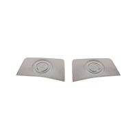 For 2021-2023 Car Front A Pillar Audio Horn Speaker Cover Sticker Trim Accessories ,Stainless Steel 2PCS