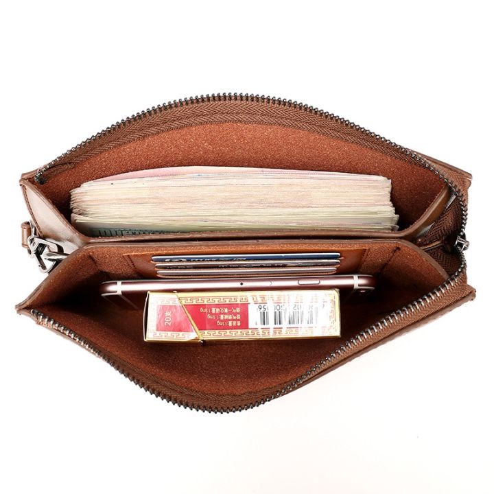 layor-wallet-กระเป๋าสตางค์-carteras-mujer-สีน้ำตาลสีดำผู้ชายกระเป๋าเงินหนังผู้ชายสีน้ำตาลกากี-กระเป๋าใส่เหรียญผู้ชาย39-s-กระเป๋าเงินทรงคลัทช์กระเป๋าถือ