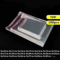 Wholesale 100PCS/8x10-8x32cm transparent self-adhesive sealed bag OPP plastic glass bag gift candy and jewelry packaging bag Gift Wrapping  Bags