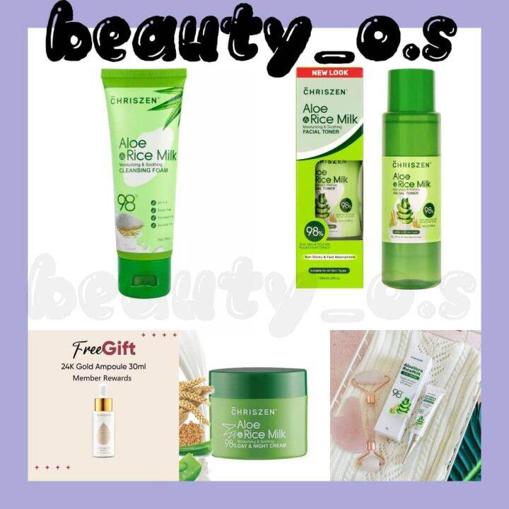 CHRISZEN 98 ALOE VERA & RICE MILK Lazada