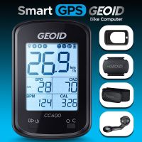 GEOID เครื่องวัดความเร็วรอบขี่จักรยานกันน้ำหน้าจอ FSTN 1.9เครื่องจักรยาน GPS CC400 CC300จักรยานคอมพิวเตอร์