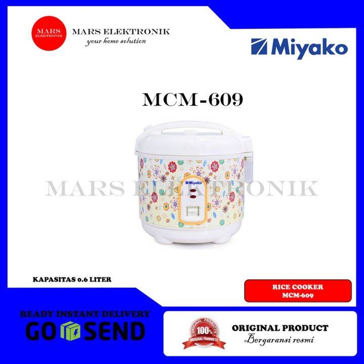 RICE COOKER KECIL MIYAKO MCM609 / RICE COOKER MIYAKO MCM 609 / RICE