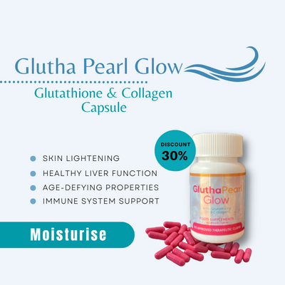 🟥🟥Glutha Pearl Glow Capsule 30 Capsules x 600mg Better Than Ivory Caps ...