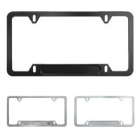 Car Front License Plate Bracket Exterior Decor Plate Cover Car Tag Frame Exterior Decor Car Ornament Rear Bracket Front Rear License Plate Bracket Plate Frame for Car sensible