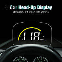 Car Hud Head-up Display Gps Obd Dual-mode Digital Display Windshield Stopwatch Projector Modified Parts