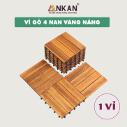 Premium Natural Wood Decking Boards for Balconies - Gardens, 4-Nan Grade