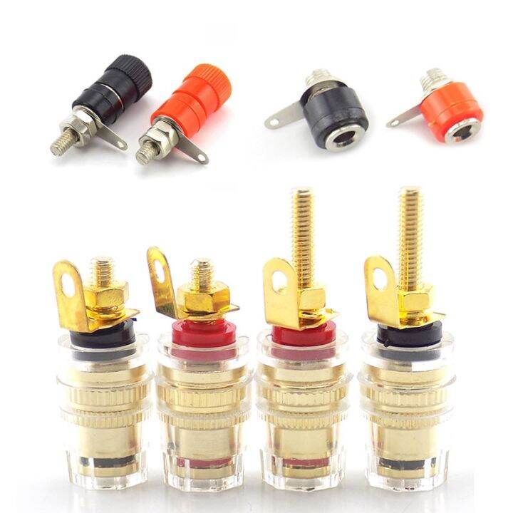 4mm-red-black-banana-plug-socket-jack-connector-red-black-thread-medium-amplifier-speaker-spade-terminal-binding-post-audio