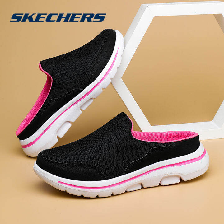 skechers-gowalk4-สเก็ตเชอร์ส-summits-รองเท้าผู้หญิง-uinsex-plus-size-eu35-eu48-eu47-summits-sport-shoes-รองเท้าผู้หญิง-eu46-slippers-mens-casual-shoes-รองเท้าผู้ชายแฟชั่นครึ่งส้น