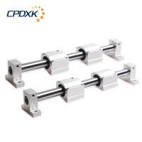 Linear Rail 12mm Linear Shaft Linear Bearing Housing SCS12UU Linear Rail Clamp SK12 for DIY CNC Routers Mills Lathes