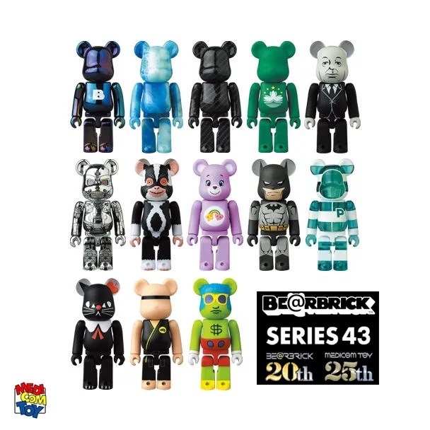 ส่งทันที (ของแท้) Bearbrick 100 Series43 20th พร้อมส่ง | Lazada.co.th