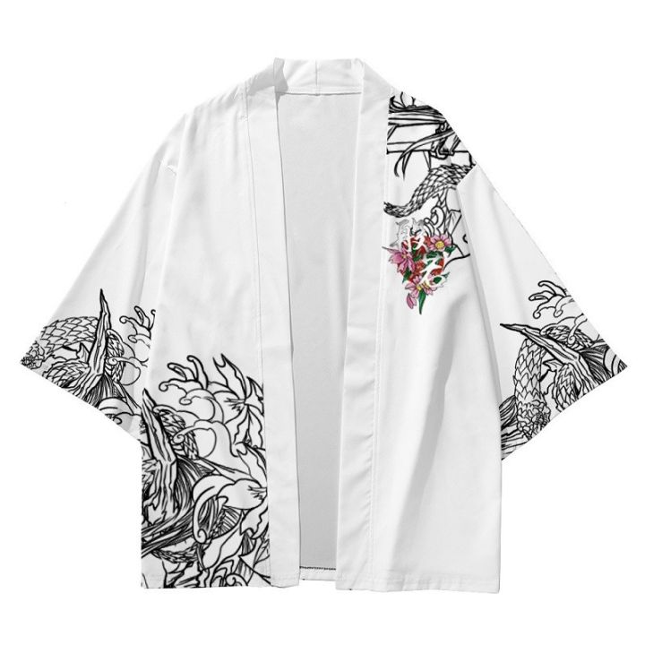 hauri-yukata-เสื้อชุดแฟนซีซามูไรเสื้อคาร์ดิแกน-kimono-ญี่ปุ่นสำหรับผู้ชายเสื้อกิโมโนเสื้อแจ็กเก็ตเสื้อคลุมกิโมโนผู้ชาย-yukata-haori