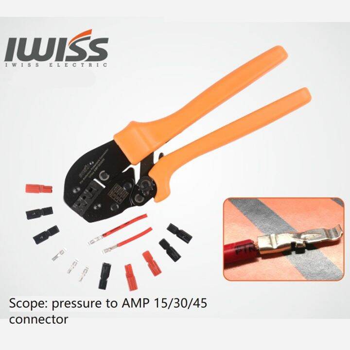 iwiss-ap-153045a-for-anderson-cable-plug-terminal-crimping-pliers-manual-tool-crimping-pliers