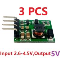 【❈】 Gorayas 3 PCS เปิด/ปิด DC-DC 3V 3.3V 3.7V 4.2V 5V To 5V 6V 9V 12V Step-Up Boost Converter แรงดันไฟฟ้าควบคุมแหล่งจ่ายไฟ