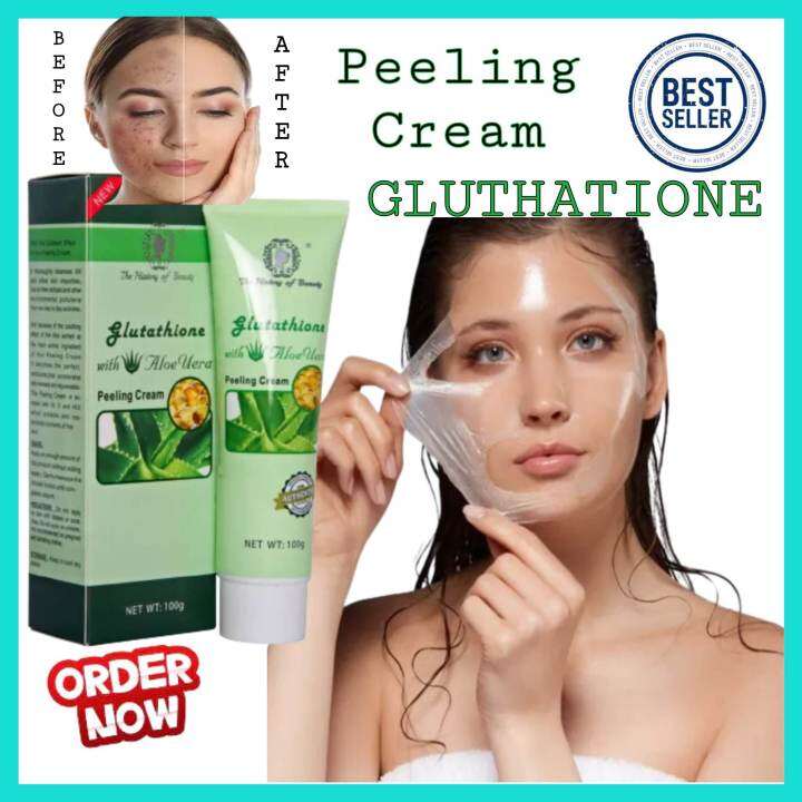 100 EFFECTIVE Glutathione with Aloe Vera Magic Peeling Cream Exfoliate