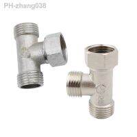 20mm Brass 3-Way Connector 1/2 Inch Male/Female Thread Adapter Bathroom kitchen Union Joints