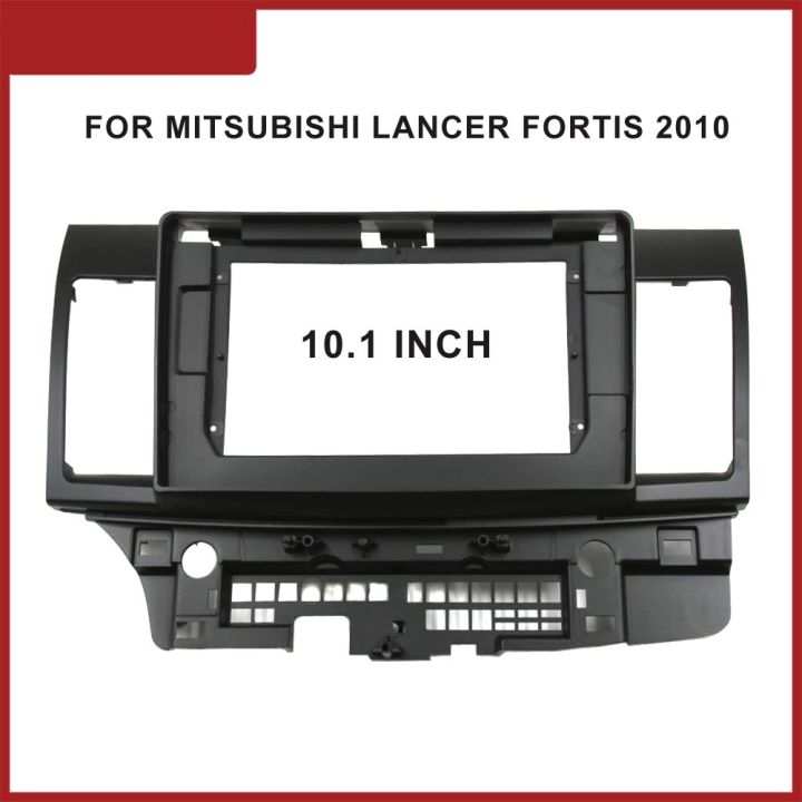 แผงวิทยุรถยนต์-10-1-นิ้ว-สําหรับเครื่องเล่น-mitsubishi-lancer-fortis-2010-dash-frame-installation-2-din-dvd-gps-mp5-android-player