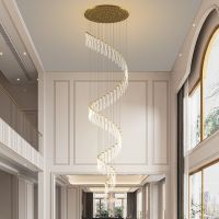 [COD] Villa Staircase Chandelier Atmosphere Personality Room Dining Duplex Revolving