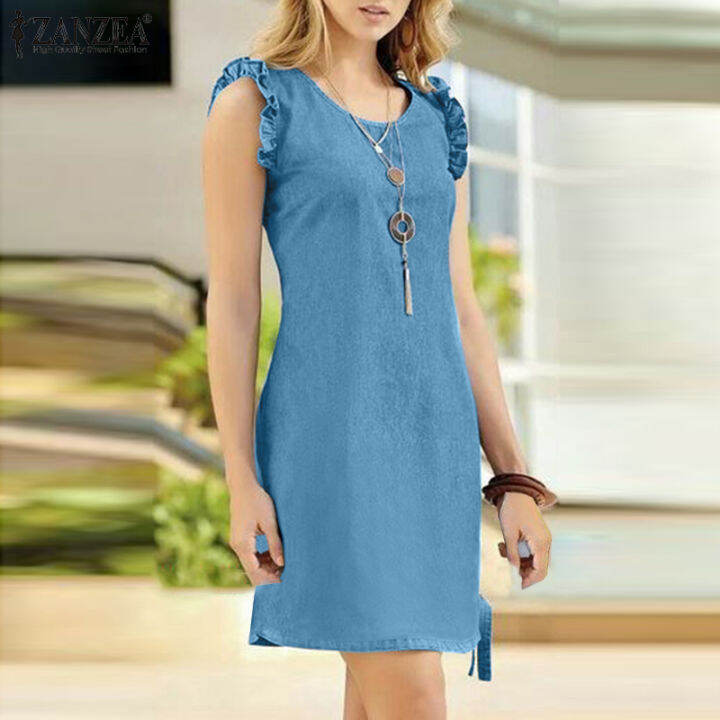 women dress denim