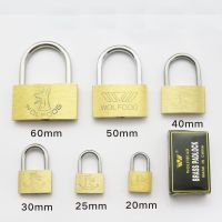 【CW】 Wolf Lock Small Locks Door 20mm 25mm 30mm 40mm 50mm Not Rust Core Include 3 keys Padlock