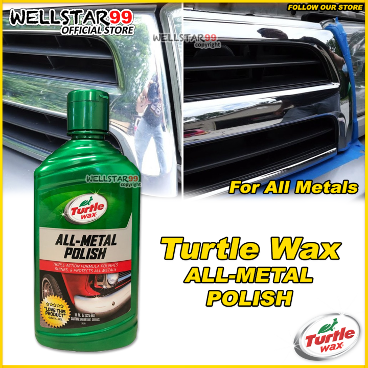 TURTLE WAX ALL METAL POLISH 325mL Lazada