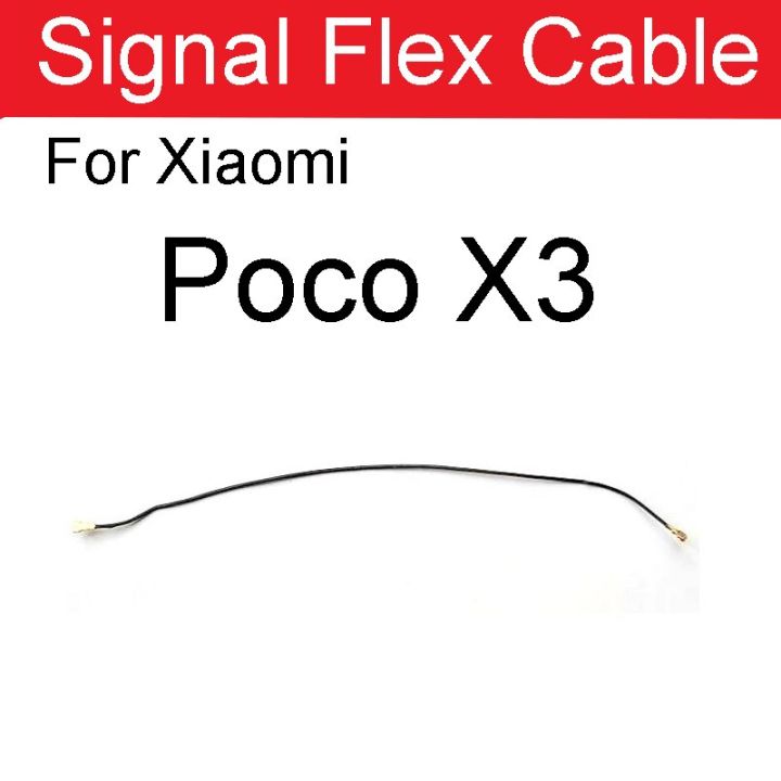 ริบบิ้นสายเคเบิลงอได้สัญญาณ Wifi ทางอากาศสำหรับ Xiaomi Poco X3 M2007 J20cg เสาอากาศงอได้แบบ Wifi Ct อะไหล่เปลี่ยนสายเคเบิลสายเคเบิลงอได้