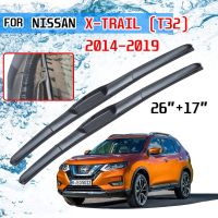 For Nissan X-Trail T32 2014 2015 2016 2017 2018 2019 Accessories Car Front Windscreen Wiper Blades Brushes Cutter U J Hook