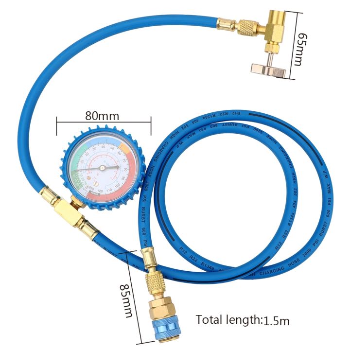 hot-forauto-250psi-recharge-measuring-hose-gauge-refrigerant-pipe-r134a-car-air-conditioning-reparing-tools