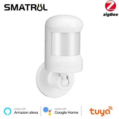 ☞☢ Samtrul Tuya Zigbee 3.0 Pir ระบบเตือนตรวจจับการเคลื่อนไหวแบบไร้สายสําหรับ Alexa Google Google