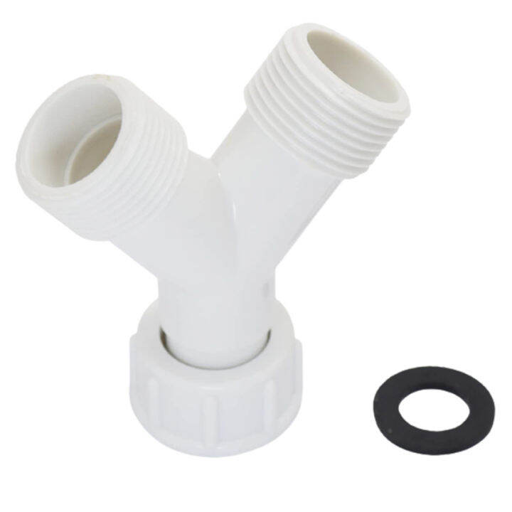 Plastic Appliance Inlet BSP Hose YPiece Splitter Connector, 3/4 inch Y