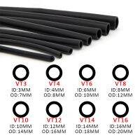 2M/5M/10M Universal Silicone Vacuum Tube Hose Silicon Tubing 3MM 4MM 6MM 8MM 10MM 12MM Black Auto Parts Free Delivery