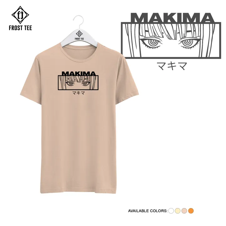 Chainsaw Man Makima Eyes Outline Main Anime Shirt | FROST TEE | Lazada PH