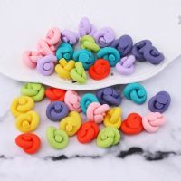 10-50pcs Mixed Knot Fudge Flatback Planar Resin Accessories Color DIY Craft Supplies Kids BB Hair Ornaments Jewelry Materials