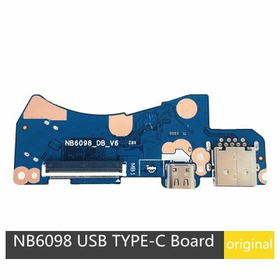 Asli untuk NB6098 LAPTOP USB TYPE-C kipas Power Supply Port AUDIO IO papan NB6098 DB V6