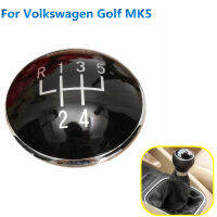 BayYY】5 Speed Black Gear Knob Emblem Badge Cap Fit For Volkswagen Golf V MK5 2003-2009