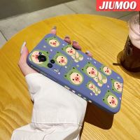 เคส JIUMOO สำหรับ Vivo X60 Pro 5G เคสโทรศัพท์ลายการ์ตูนหมูน่ารักๆนิ่มขอบซิลิโคนของเหลวแบบดั้งเดิมคลุมทั้งหมดเคสตัวปกป้องกล้องถ่ายรูปเลนส์เคสฝาหลังเคสนิ่ม